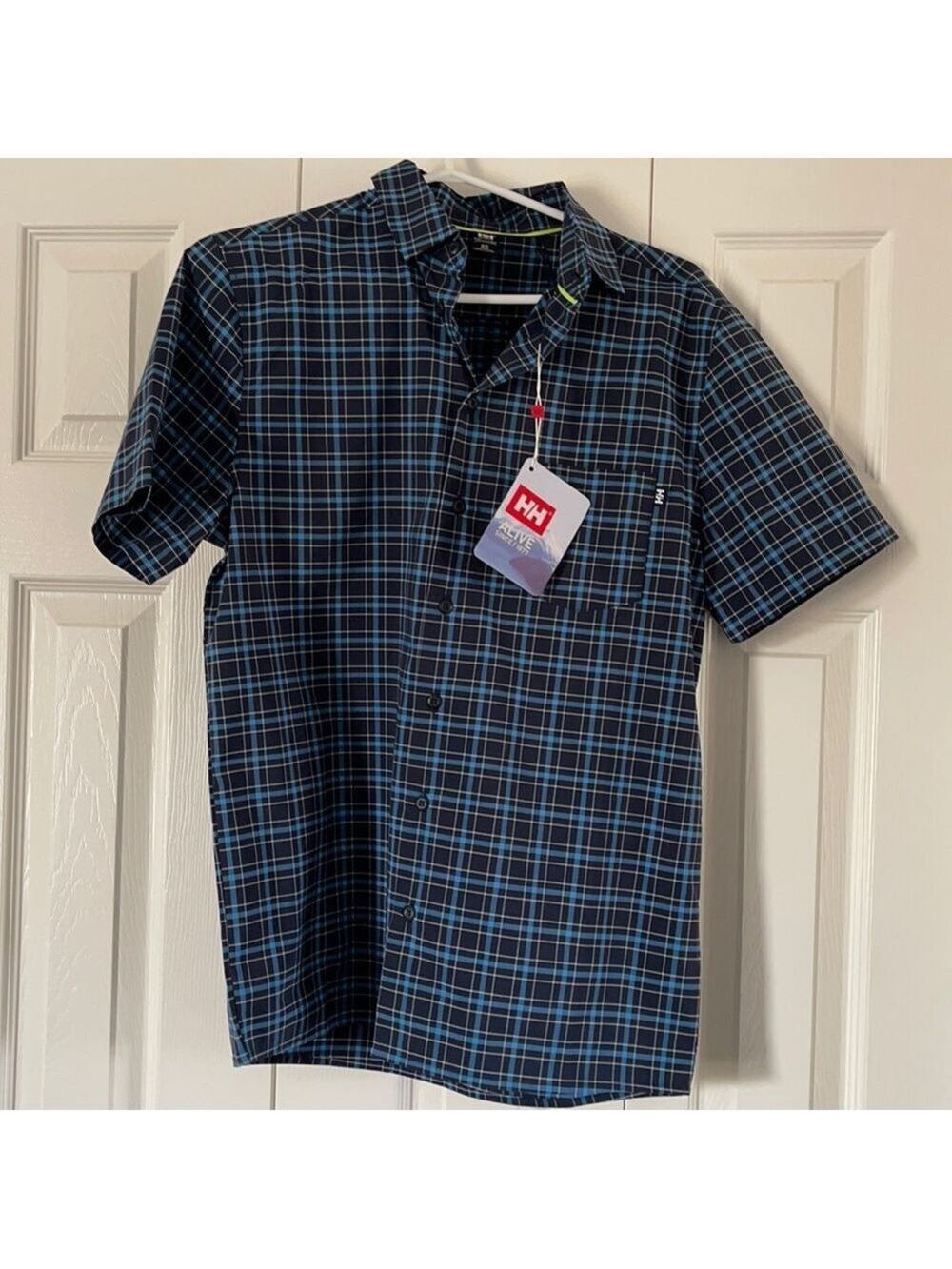 💎HOST PICK💎 BNWT Helly Hansen Navy Marine Dress Shirt Size S💥💥